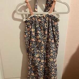 Flower romper with matching headband